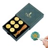 Wax Seal Stamp Set, 7 Pieces Seal Stamp Head Copper