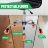 Office Chair Caster Replacement Wheel for Hardwood Floor and Carpet,