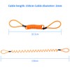 YOHOOLYO Alarm Disc Lock Motorcycle Disc Brake Lock Anti-Theft Waterproof