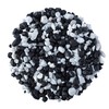 Glofish Aquarium Gravel, Black with White Fluorescent, 5-Pound Bag