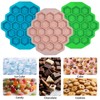 Zilphoba 2pcs Honeycomb Silicone Mold, Non-Stick 19 Cavities Bee Silicone