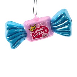 Kurt Adler Purple Yummy Bubble Gum Glass Ornament, 1.5-Inch - Classic Retro Christmas Decor - T3544