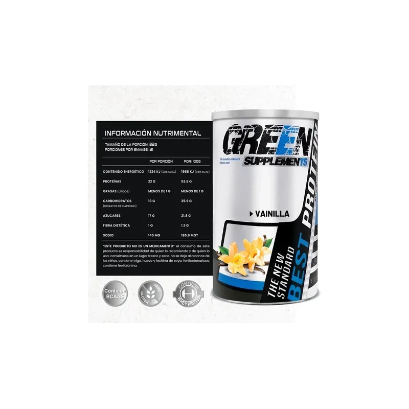 Suplemento Proteína Whey Hidrolizada Zero Green 1kg Varios S