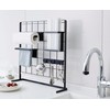Yamazaki Kitchen Rack, Horizontal Stove Rack, Freestanding Mesh Panel for