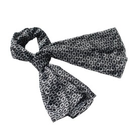 Brando Black Square Chain Design Fashion Luxuriant Scarf(Small)