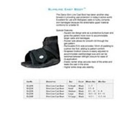 SLO1NP Cast Boot Slimline Peds NAVY Part# SLO1NP by Darco International Inc Qty of 1 Unit