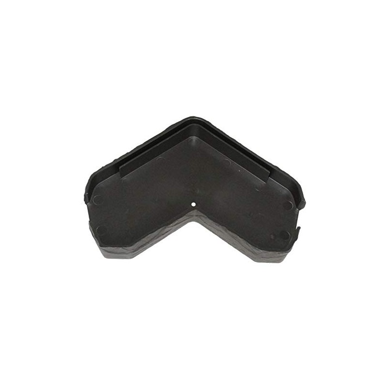 Brown Enviro Tile Ridge Gable End Cap Slate Roof Lightweight