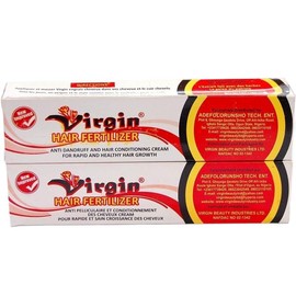 Virgin Hair Fertilizer and Conditioning Cream for Rapid and Healthy Hair Growth 125g - Specification: Pack of 1