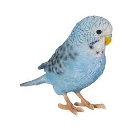 Oubia Blue Buddy Parrot 4.7 x 1.4 x 3.1 inches (12 x 3.5 x 7.8 cm) Doll Figurine Figurine Animal Garden Decoration Bird H23350-1