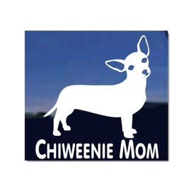 Chiweenie Mom | NickerStickers® Dog Window Car Truck RV Decal Sticker