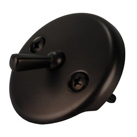 Plumb USA Trip Lever Face Plate Overflow Plate with Trip Lever, for Waste & Overflow, Oil Rubbed Bronze Finish