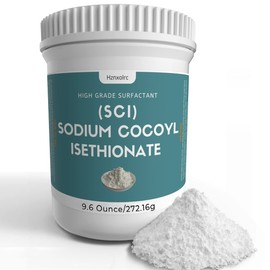 9.6 oz Sodium Cocoyl Isethionate, Premium Sodium Cocoyl Isethionate (SCI) Powder, Amazing Bubbles, Gentle on Skin, Biodegradable, Suitable for Making Bath Bombs, Bath Truffles and More