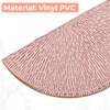 Komforbaa 4 Pcs Round Placemats,Vinyl Metallic Hollow Placemat,Rose Gold