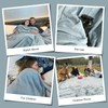 Enimib Oversized King Blanket 120 x 120 Inches, Extra Large