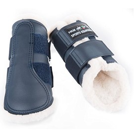 RL24 HKM by Reiterladen24 Comfort Gaiters Dark Blue XL