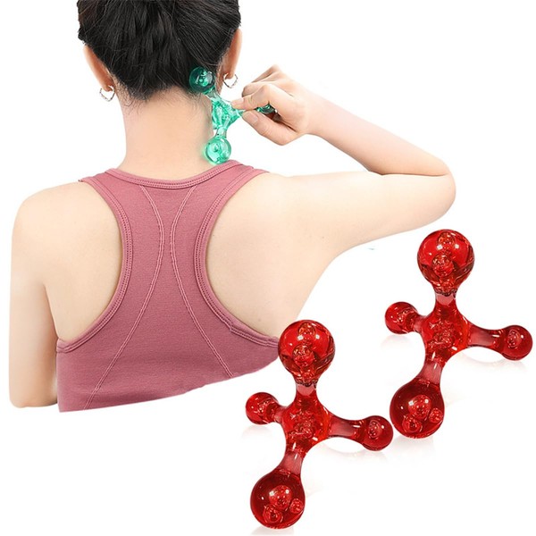 Trigger Point Massage Tools, 2 PCS 4 Point Manual Massager