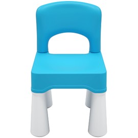 burgkidz Plastic Toddler Chair, Durable and Lightweight Kids Chair, 9.3" Height Seat, Indoor or Outdoor Use for Toddlers Boys Girls Ages 2 and Up