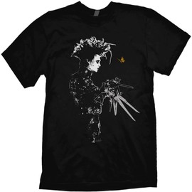 Edward Scissorhands T-Shirt by Jared Swart Inspired by Tim Burton's Film Classic Black