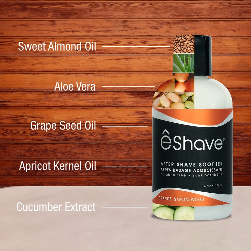 eShave Luxury After Shave Balm for Men-After Shave Lotion Soothes