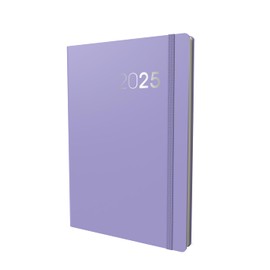 Collins Legacy 2025 Planner - A5 Week To View Diary - Lilac - (CL53.55-25) - Professional Weekly Planner with Soft Touch Cover