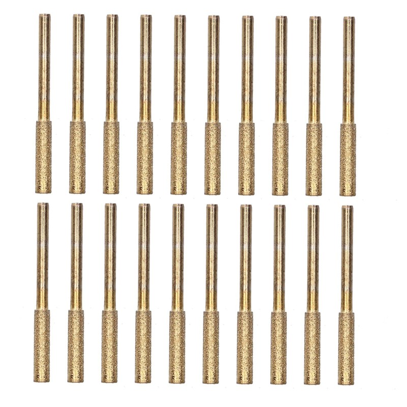 20pcs Diamond Chainsaw Sharpener, Chainsaw Sharpener Chain Grinder Sharpening Stone