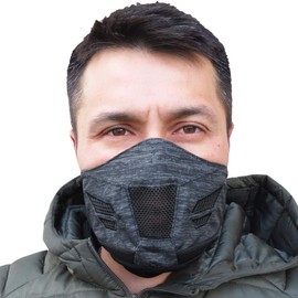 Neoprene Winter Half Face Mask- Ski, Snowboarding, Motorcycle. with Air Vents.