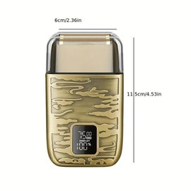 Largner Rechargeable Electric Shaver with 3 Speeds, Waterproof Electric Razor for Wet & Dry Use, Personal Care Appliances for Men, Hair Cutting Machines