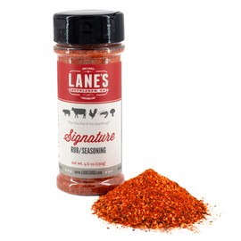Lane's Signature BBQ Seasoning Rub, 4.6 oz - All-Purpose BBQ Rub for Smoking, Grilling & Cooking | Sugar-Free Meat Spice for Beef, Chicken, Pork | Made in USA