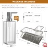 GMISUN Kitchen Soap Dispenser, 12 Fl oz/350ml Clear Dish Soap