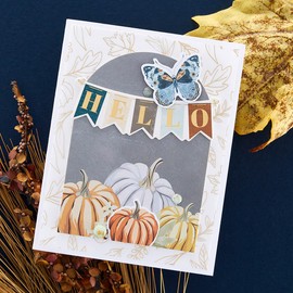 Spellbinders Vellum Paper 6 x 6 with foil, Various, ONE