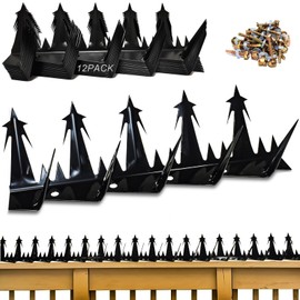 Metal Anti Climb Spikes for Fences and Walls. Effectively Avoided Invaders Climbing Attempts. (Size188 inches)