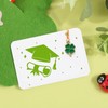 BOFUNX Pack of 30 Lucky Charm Pendants Mini Clover Leaf