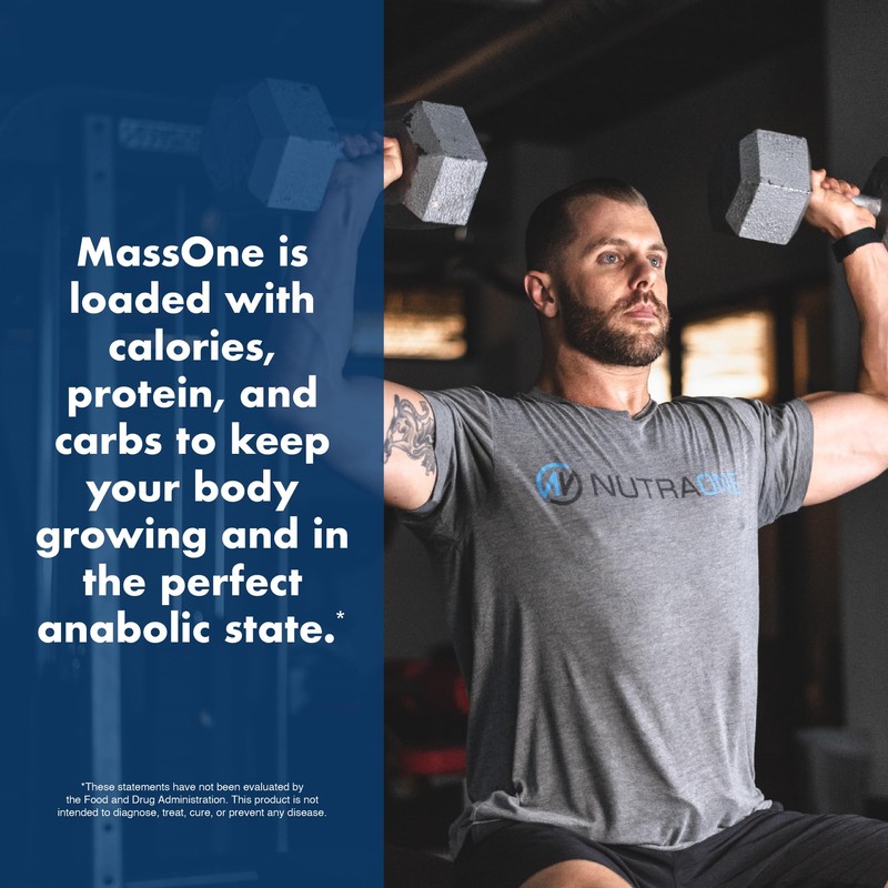 NutraOne Massone Mass Gainer Protein Powder Gain Mass Protein Meal