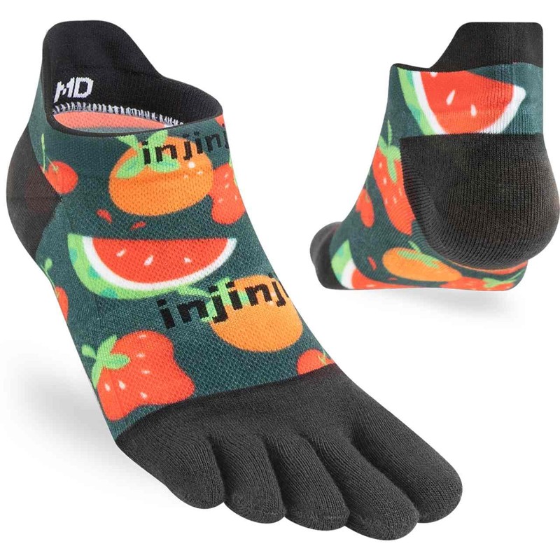Injinji Spectrum Run Lightweight NO-Show Sweet S, multicoloured