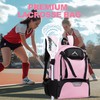 GoHimal Lacrosse Bag Extra Large Lacrosse Backpack with Tow Stick