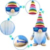 Godeufe Set of 2 Summer Beach Gnome Figures Spring Decoration