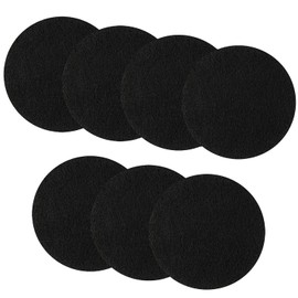 Ezebesta - Paquete de 7 filtros de carbón de compost, redondos para interior y cocina, cubeta de compost, filtros de carbón activado, hoj...