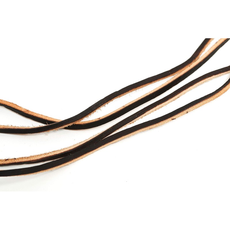 [Whites Boots] Genuine Leather Boots Lace (Shoelaces), Braun