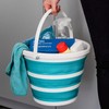 LIVIVO Collapsible Bucket – Large 10L Capacity Sturdy Folding Silicon