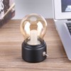 Creative Retro LED Night Light USB Rechargeable Night Light Black