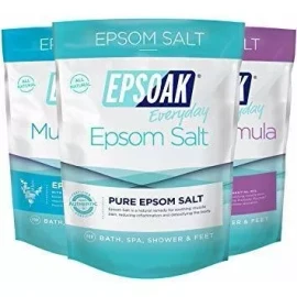 Epsoak Última Epsoak Sal De Epsom Bath Soak Bundle (6 Libras Total.