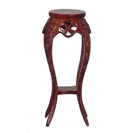 Dollhouse Miniature Mahogany Victorian Parlor Plant Stand