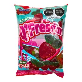 Gomitas Karla Q´Fresón Fresa 900g Sin Lactosa Con Grenetina