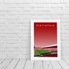 GroundDesigns MAN UNITED Football Gift OLD TRAFFORD Manchester Stadium Art
