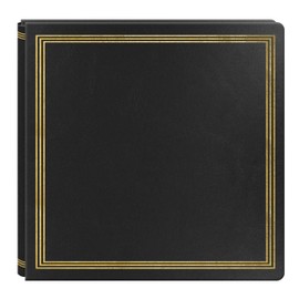 Large Magnetic Page X-Pando Photo Album, Black