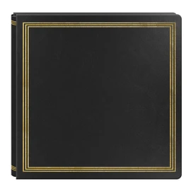 Large Magnetic Page X-Pando Photo Album, Black