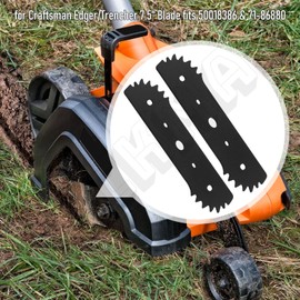 DECKMAN WA0034 7-1/2" Electric Lawn Edger Replacement Blade for Worx WG895 & WG896 Electric Lawn Edgers - Trencher, for Craftsman Edger/Trencher 7.5" Blade fits 50018386 & 71-86880 (5 Pack)