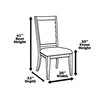 LAMINET Dining Room Chair Protector (set of 1)