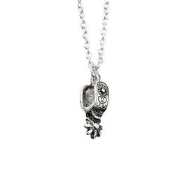 Tack Shack of Ocala Sterling Silver Horse Themed Equestrian Necklace in Box and Gift Bag (Western Spur)