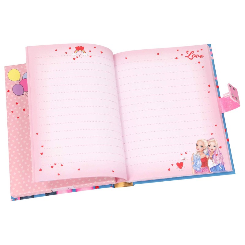 Depesche TOPModel 11125 Diary with Code and Sound, Blue, Approx.